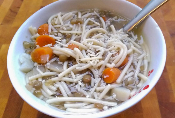 pasta with lentils recipe